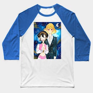 Galaxy Couple Baseball T-Shirt